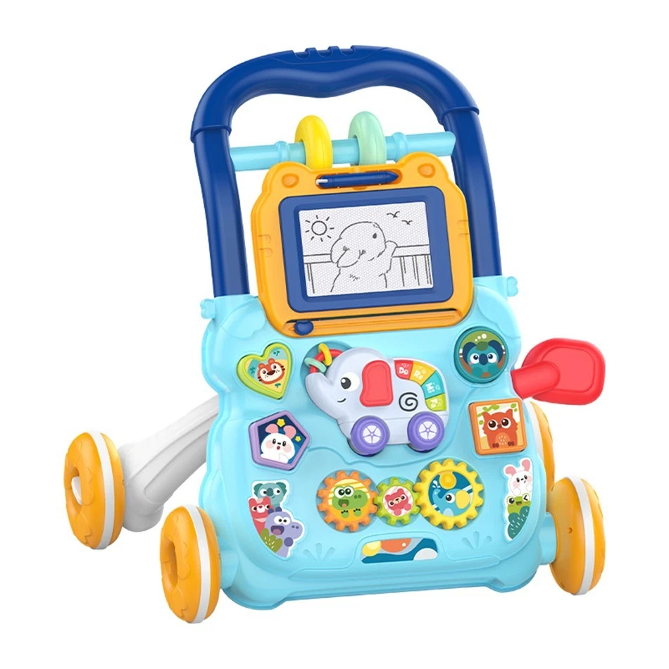 Baby Push Walker Toy – Music Cartoon Walker with Drawing Board for Toddlers
Opens in a new window or