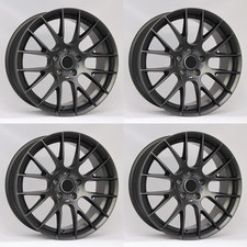 New Set Of 19 359m Style Satin Black Rims Wheels 19x8.519x9.5 5x120 Fits Bmw