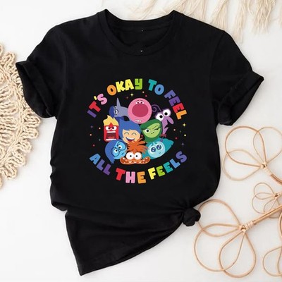 It's Okay to Feel All The Feels Tee, Disney Inside Out Tee, Autism Awareness