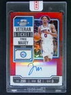 2023-24 Panini Contenders Optic Tyrese Maxey Veteran Ticket Auto Red /49