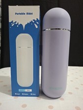 NIB Purple Portable Bidet Travel Gym Work Baby Home Handheld Sprayer w/Carrier