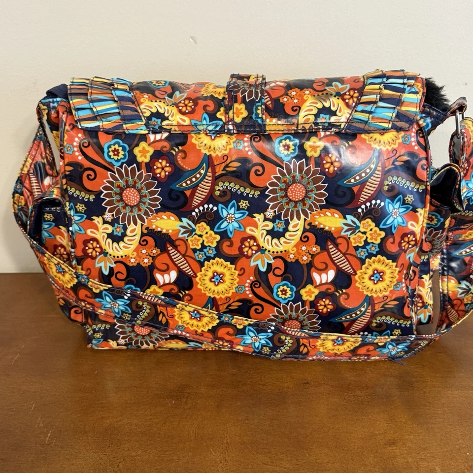 Bolsa de Pañales Boho Retro con Hebilla Kalencom con Bolsa para Botellas Paisley Impermeable ¡NUEVA! Foto 3 de 4