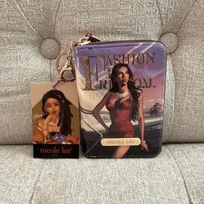 NUEVO CON ETIQUETAS NICOLE LEE Tarjetero/Cartera Mujer con Dos Tipos Cadenas RFID Multicolor