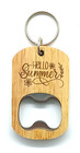 Vintage "Hello Summer" Bottle Opener Keyring Keychain — photo 1