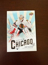 2025 Upper Deck National - Corey Crawford - Pride of Chicago Promo