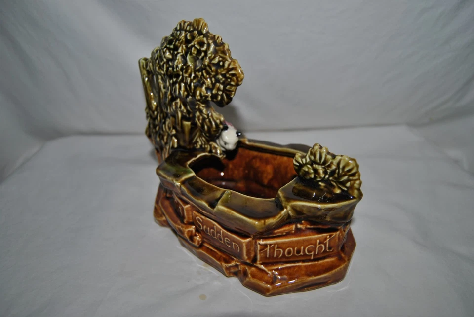 Vintage Mccoy Cat By The Well Planter - Image 4 of 4