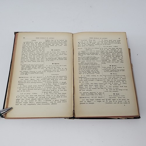 The Hours of Prayer (Antique 1910) Lauds to Compline Sarum Breviary - Anglican - Picture 17 of 22