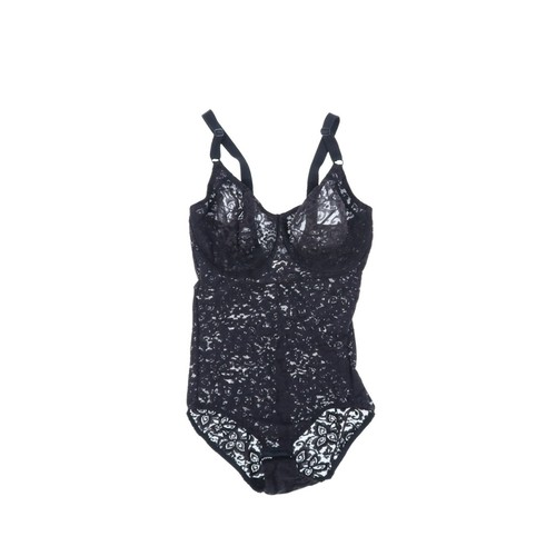 Maidenform Womens Firm Control Lace Body Suit Black 34DD New - 第 1/2 張圖片
