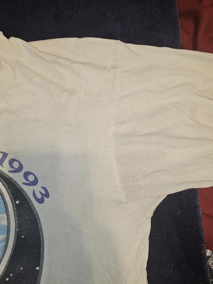 GRATEFUL DEAD SUMMER 1993 巡回赛衬衫液体蓝色 L 码 — 第 4/4 张图片