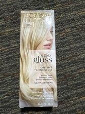 Cool Blonde Hair Coloring Toner Gloss 4 Fl Oz Easy Application No Damage