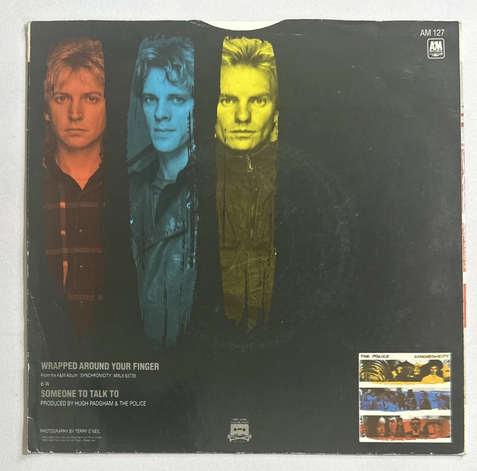 The Police - Wrapped Around Your Finger   Uk  Issue 7" Vinyl EX / EX - Image 3 of 4