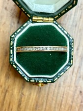 Solid 9ct Gold And Diamond Full Eternity Ring Size U Fully Hallmarked 