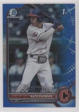 2022 Bowman Draft Chrome Blue Refractor 135/150 Nate Furman #BDC-182 4k8