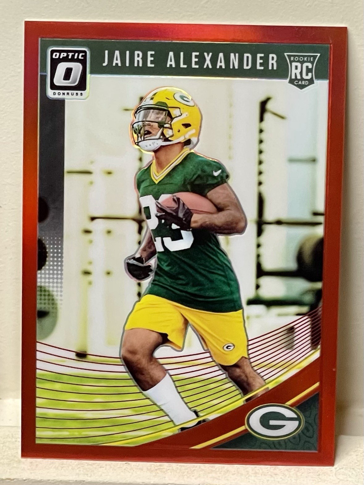 2018 Donruss Optic - Rookies Jaire Alexander #109 Red Prizm /99 RC