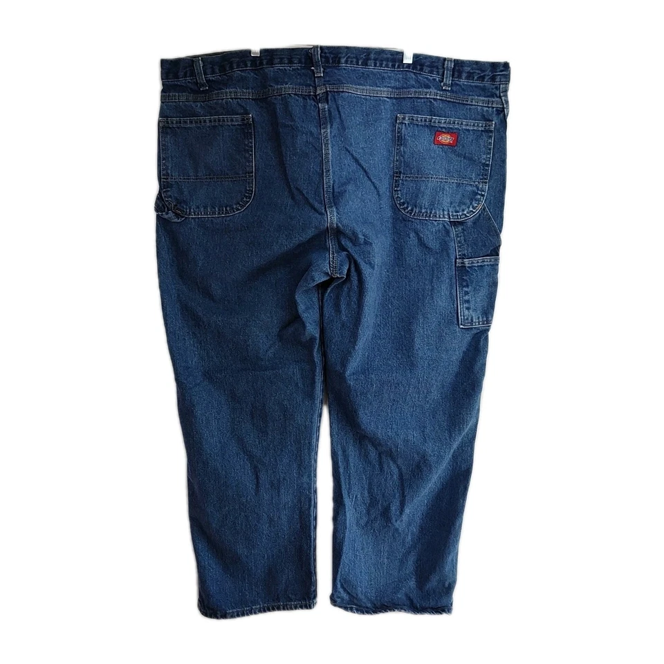 Dickies Straight-Leg Carpenter Jeans Men's 50x30 Blue - Image 2 of 4
