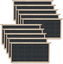 Honey Keeper Beehive 10 Deep Frame Kit with Foundations for Replacement Langstro