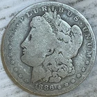 1886O Morgan Silver Dollar Uncertified Circulated Condition