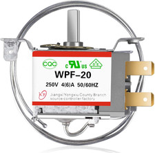 Mini Fridge Thermostat, Universal WPF-20 Freezer Thermostat Controller 2Pin / Co