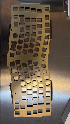 Keychron Q10 Brushed Brass Plate - ANSI