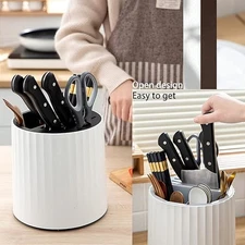 Multifuntion Cutlery Holder 360° Rotating (Knife Chopstick Holder Spoon)