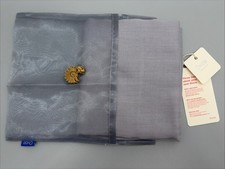 Ovcio Featherlight Gray? 100% Cashmere Scarf 87x39 New No Box “ Read”