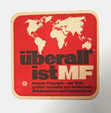 Bierdeckel 25 Jahre Massey-Ferguson im Dienst...