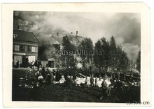 Orig. Foto Soldaten in brennendes NARVIK Norwegen 1940 Kampf Angriff