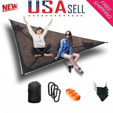Portable Large Triangle Hammock 3 Point Hammo...