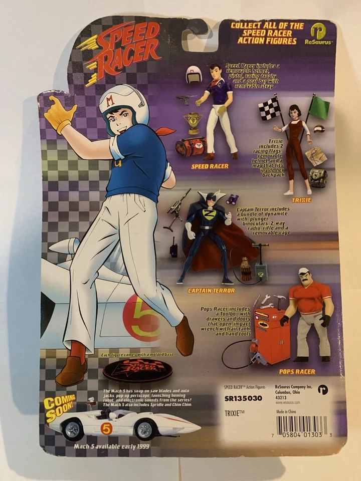 Figura de acción Speed Racer Series One TRIXIE ReSaurus 1999 Foto 2 de 2
