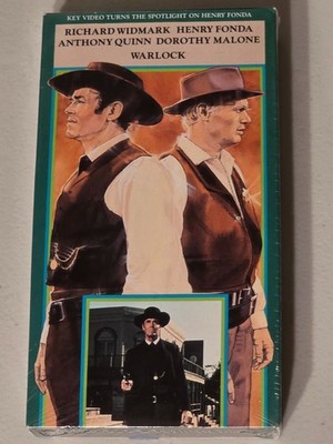 SEALED Warlock VHS - Official Watermark Key Video Henry Fonda Anthony Quinn VTG