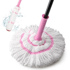 Self Wringing Twist Mops for Floor Cleaning, Microfiber Floor Mop with Wringe...