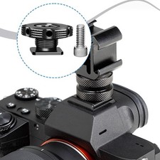 Camera Hot Shoe Mount Flash Shoe Mount Compact Multifunctional Effortless