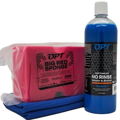 Optimum No Rinse Version 5 (32 Oz), 32 Fl Oz (Pack of 1), Blue, Red 