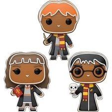 Funko POP! Harry Potter Gingerbread Vinyl Figures - Set of 3 (As Pictured)