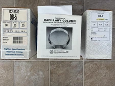 3 J&W Capillary GC Columns, look inside for specs, pre-owned, free shipping