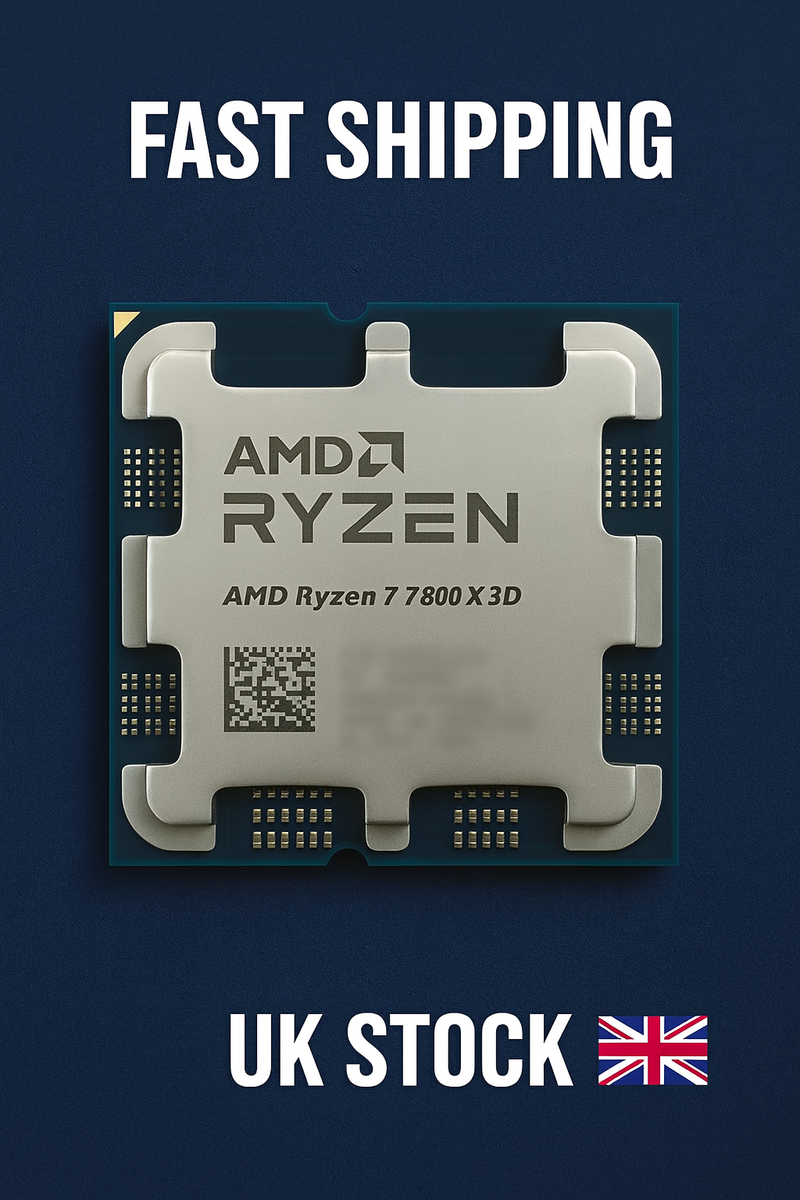 AMD Ryzen 7 7800X3D 4.2GHz 8 Core AM5 Processor for sale online
