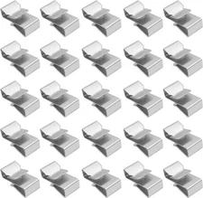 25 PCS Trailer Frame Wire Clips, 0.72"/18mm Steel Wiring Clips for... 