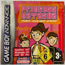 Thumbnail of ebay&reg; auction 306498296858 | Princess Natasha: Student-Secret Agent GBA gameboy advance NEU in Folie