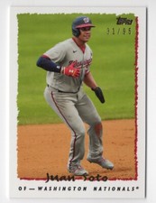 Juan Soto 2021 Topps Transcendent Through The Years VIP Party Card 1995 /95