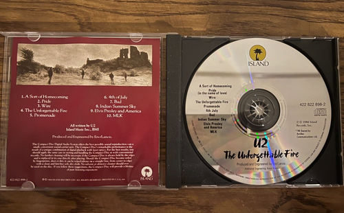 U2: The Unforgettable Fire CD (1984) - Bild 4 von 5