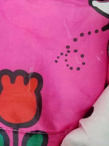 Pink Hello Kitty Riding Bike Sleeping Bag 54" x 25 1/2" - Picture 8 of 8