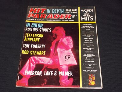 1972 JANUARY HIT PARADER MAGAZINE - MICK JAGGER ROLLING STONES - L 16009