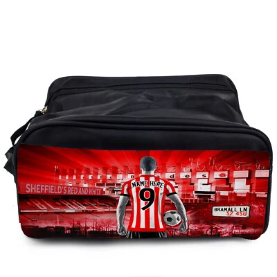 FANATICS Personalised Sheffield Boot Bag Football Sports School PE Gym Kit Gift AFM114