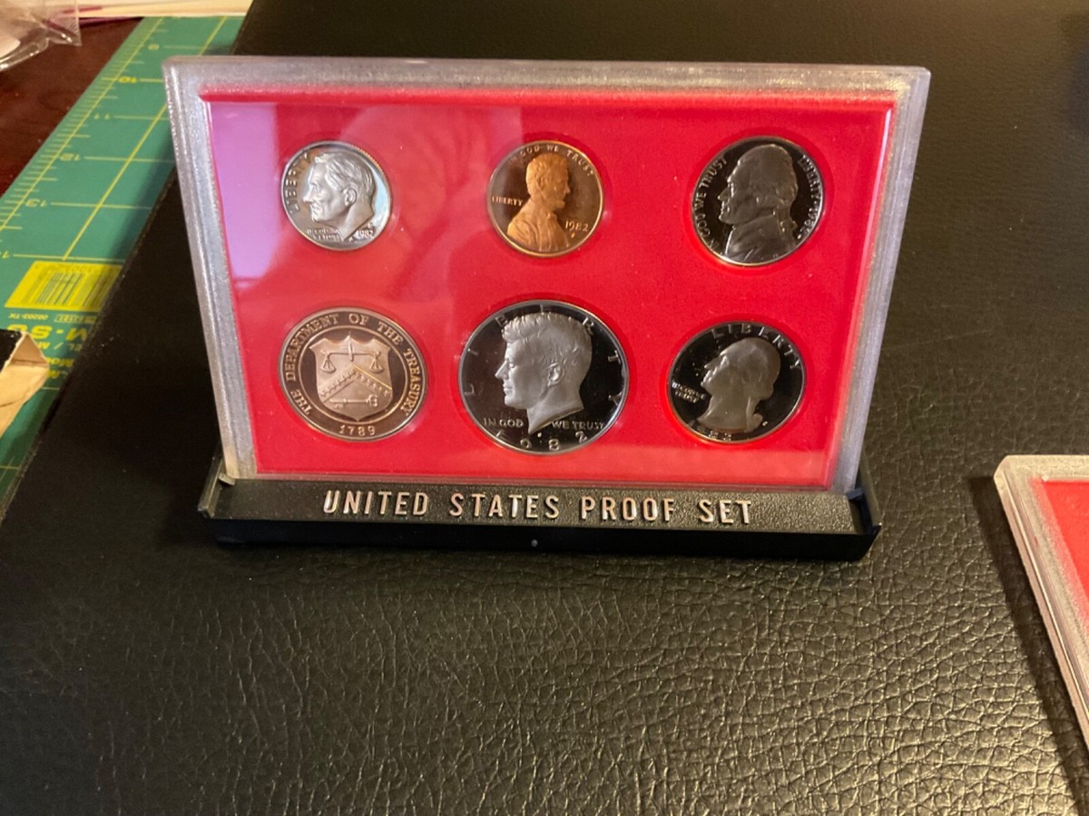 1982 S United States Mint 5 Coin Clad Proof Set | eBay