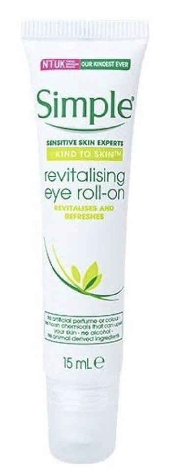 Simple Kind To Skin Sensitive Skin Experts revitalizante ojos enrollable 0,5 fl oz Foto 2 de 2