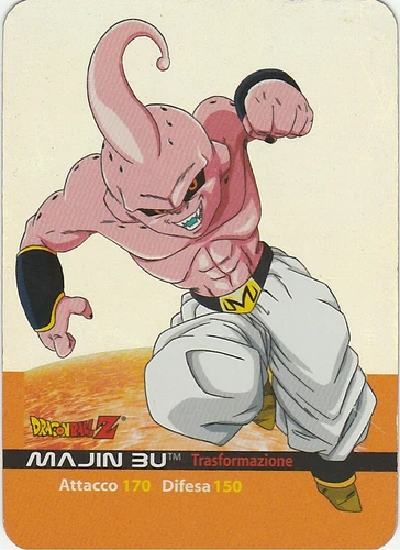 Lamincards Dragon Ball Z Edibas Serie X-Metal MAJIN BU N X11 X