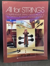 KJOS All for Strings: Comprehensive String Method, String Bass, Book 3 #80SB