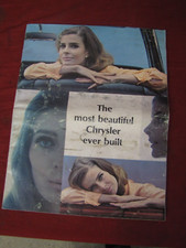 1965 Chrysler "The Most Beautiful Chrysler Ever Built" Dealer Sales Brochure