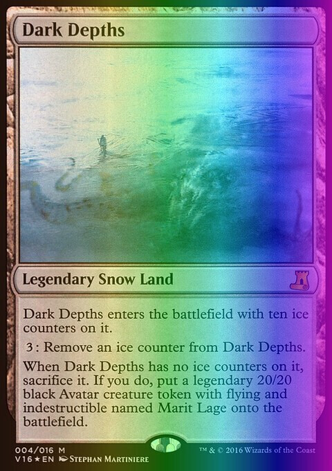 MTG Magic the Gathering Dark Depths (4/16) FTV Lore LP FOIL
