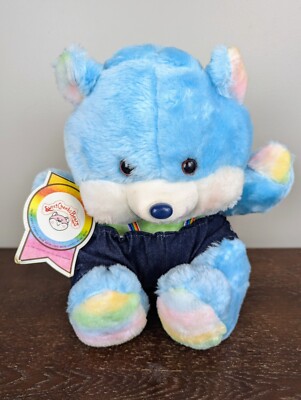 Vintage Winston Toys Sweet Cheeks Bears Plush w/ Tag Plays Songs Working 1984